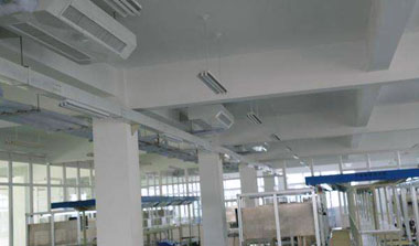Central air conditioning installation of the specific processes and precautions