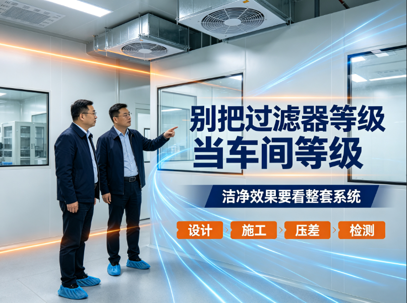 ​别搞混，过滤器等级不等于无尘车间的等级
